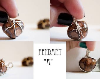 Bird's Eye Rhyolite Pendant