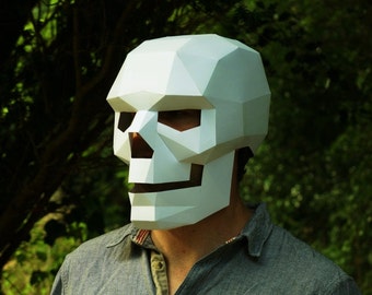 Skull Mask- easy to make and perfect for Halloween