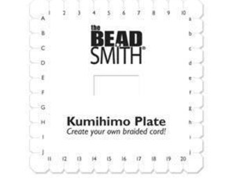 Kumihimo Plate, Square Braiding Plate, BeadSmith