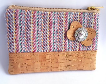 Harris Tweed and Cork Coin Purse
