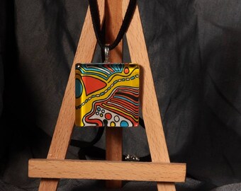 THE way / pendant original painting