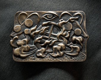 Zeke Paperweight in Solid Bronze