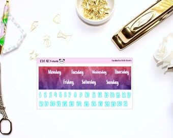Pocahontas Kit Add-On Date Cover Planner Stickers