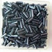 Size 3 Bugles-1/4inch-2x7mm Tubes OPAQUE GUNMETAL-Hematite METALLIC Preciosa Czech Glass Seed Beads-12gram Package-Jewelry/ Loom Supplies