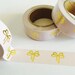 Pink and Gold Foil Bows Washi Tape