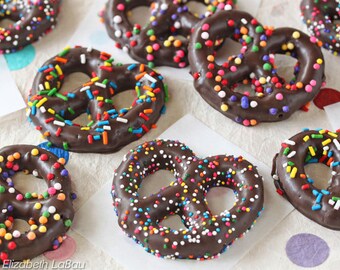 homemade chocolate covered pretzels
