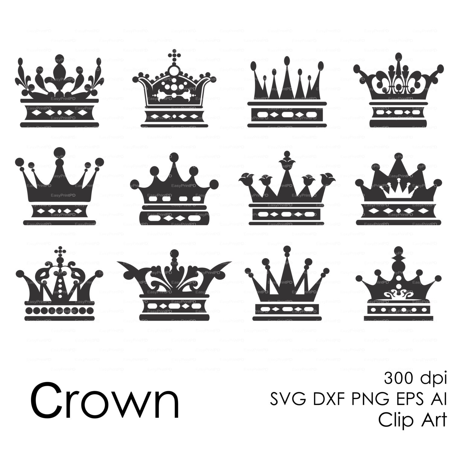 Free Free 103 Royal Crown Svg Silhouette King Crown Clipart SVG PNG EPS DXF File
