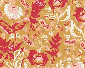 Reminisce by Bonnie Christine - Wonderment Honey (RMS-1506) Art Gallery Fabric - 1 yard