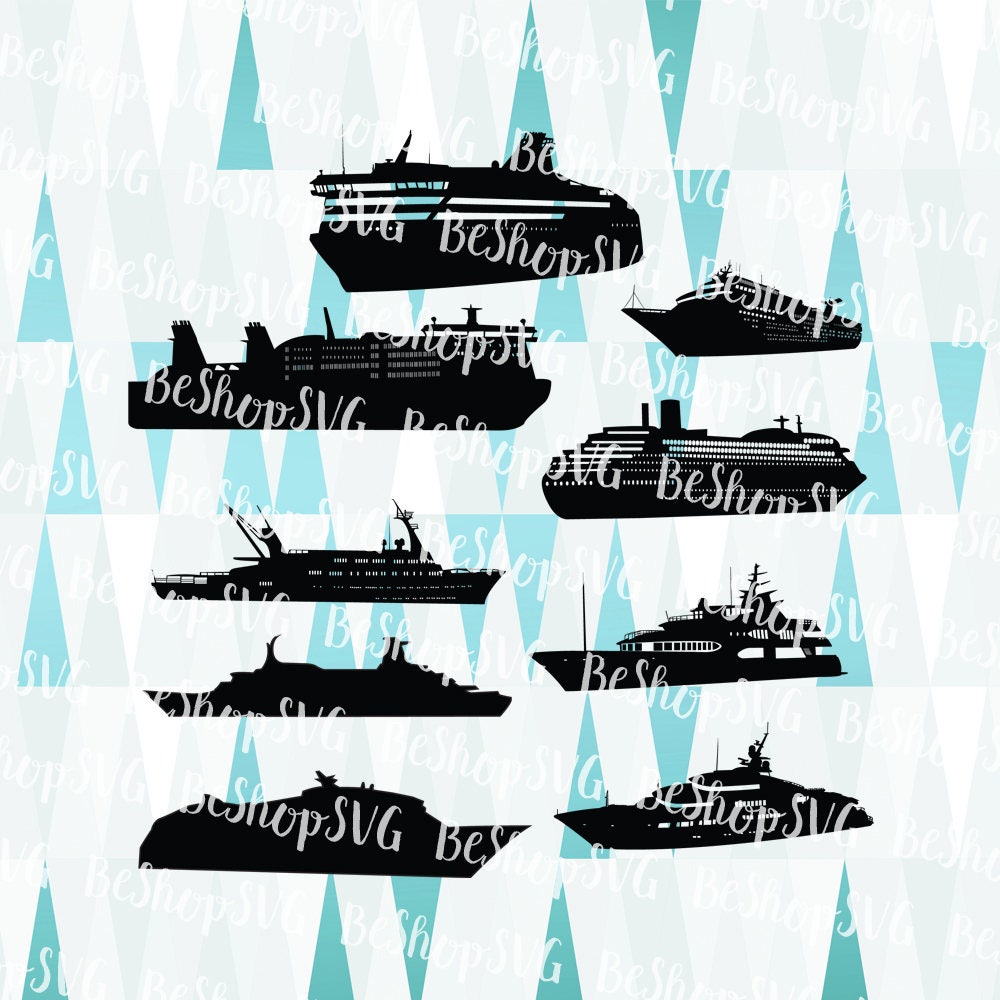 Cruise ship bundle SVG Cruise ship SVG Cruising SVG Cruise