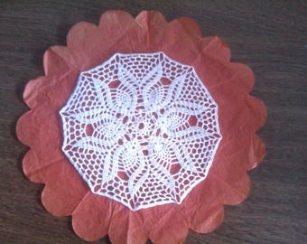 N80 really crocheted cotton DOILY