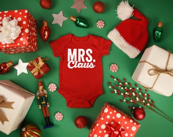 Baby First Christmas, Mrs. Claus, Santa Claus Wife, Baby Santa, Coming Home Outfit, Funny Baby Clothes, Baby Xmas Outfit, One Piece Costume