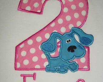 Blues Clues Applique Birthday Shirt