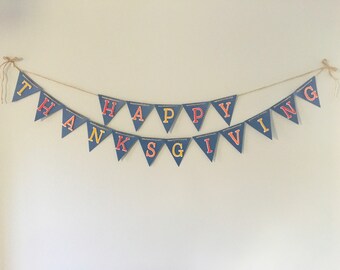 Happy Thanksgiving Banner - Thanksgiving Banner - Thanksgiving Decor