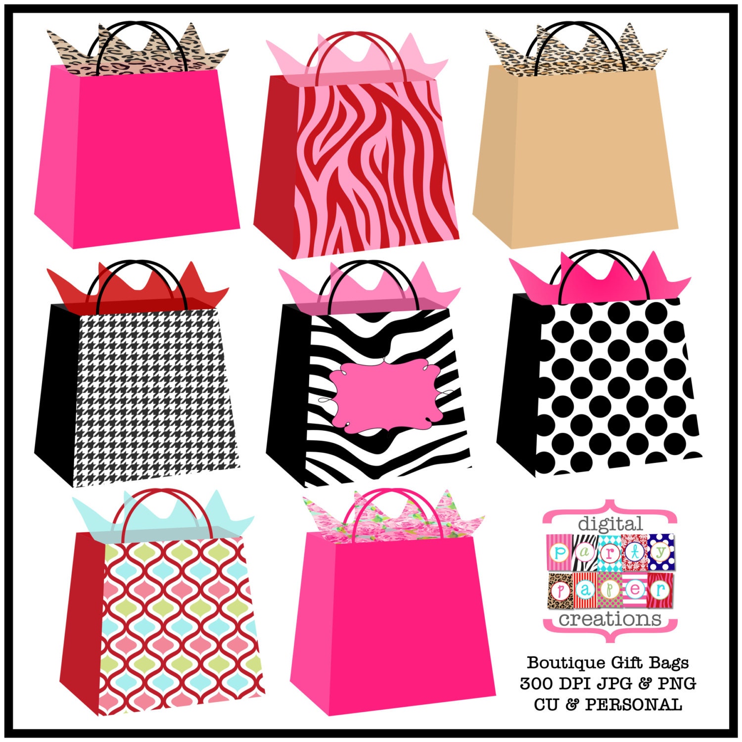 Printable Gift Bags Printable Gift Bags