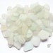 RESERVED -- Bulk Lot of Sea Glass, Beach Glass, Frosted White / Clear