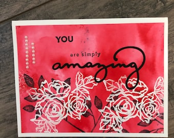 You are simply amazing greeting card.