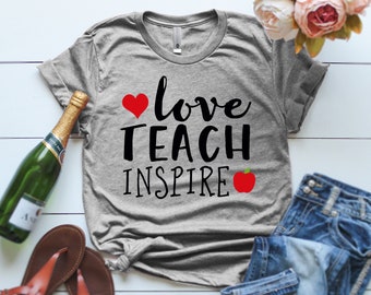 Teacher t shirts | Etsy