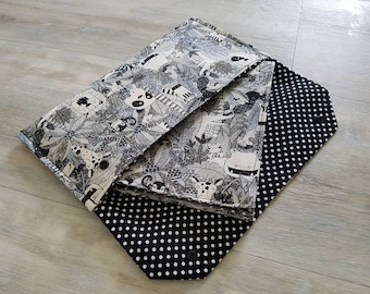 Nappy Wallet & Waterproof Change Mat. "Jungle Friends" Fabric. Beautiful Gift!