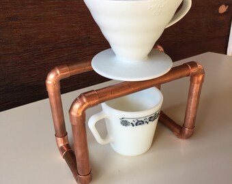 Copper Pour Over Coffee Stand