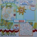 Splash'n' Memories Summer Pool Premade Scrapbook Page