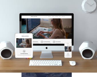 FlexTheme Freelancer WordPress Theme - Responsive Freelancer & Portfolio Template