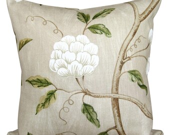 Colefax & Fowler Snow Tree Beige Cushion Cover