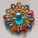 10 Hand-Beaded Appliques. Little Gems & Sequins