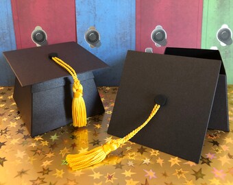 Graduation Cap Favor Boxes Graduation Gift Box Graduation