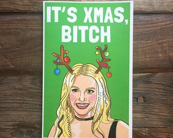 Britney Spears Christmas Card