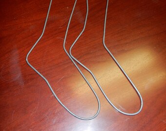 Pair Vintage WIRE Stocking Stretchers Sock Forms