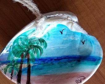 Painted Clam Shells