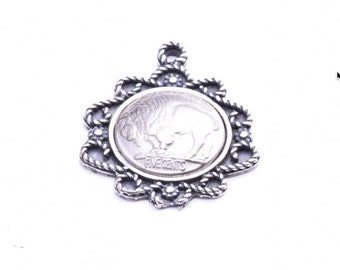Buffalo Nickle Pendant, P4047CS