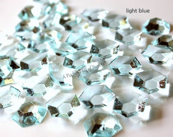 Light Blue Candy Diamonds, Breakfast at Tiff, Bridal Shower, Cinderella Wedding, Wedding Cake Decorations, Cake Decor, Baby Shower, Gems