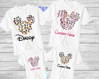 Family disney world shirts 2018, Disney Family Shirts, Matching Family Disney Shirts, Personalized Disney Shirts for Family 2018 des52