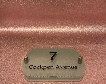 Door Number plaque