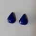 Lapis lazuli earring pair,tcw-8.8ct,14/10mm