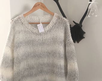Natural Stripes Payetten, handmade