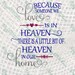Because someone is in Heaven home Love SVG PNG DXF eps clip art cut cutting file heart hearts cricut silhouette