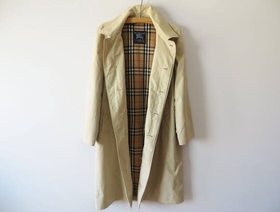 vintage burberry trench coat