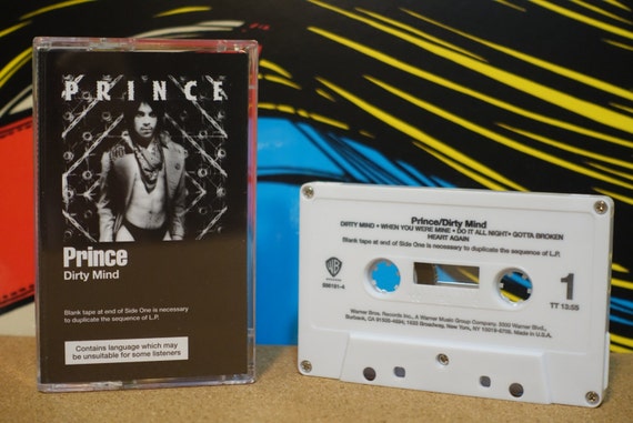 Dirty Mind by Prince (Reissue) Cassette Tape