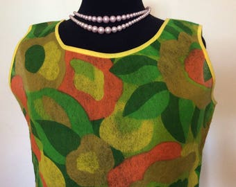 Vintage 60's Paper Dress - L
