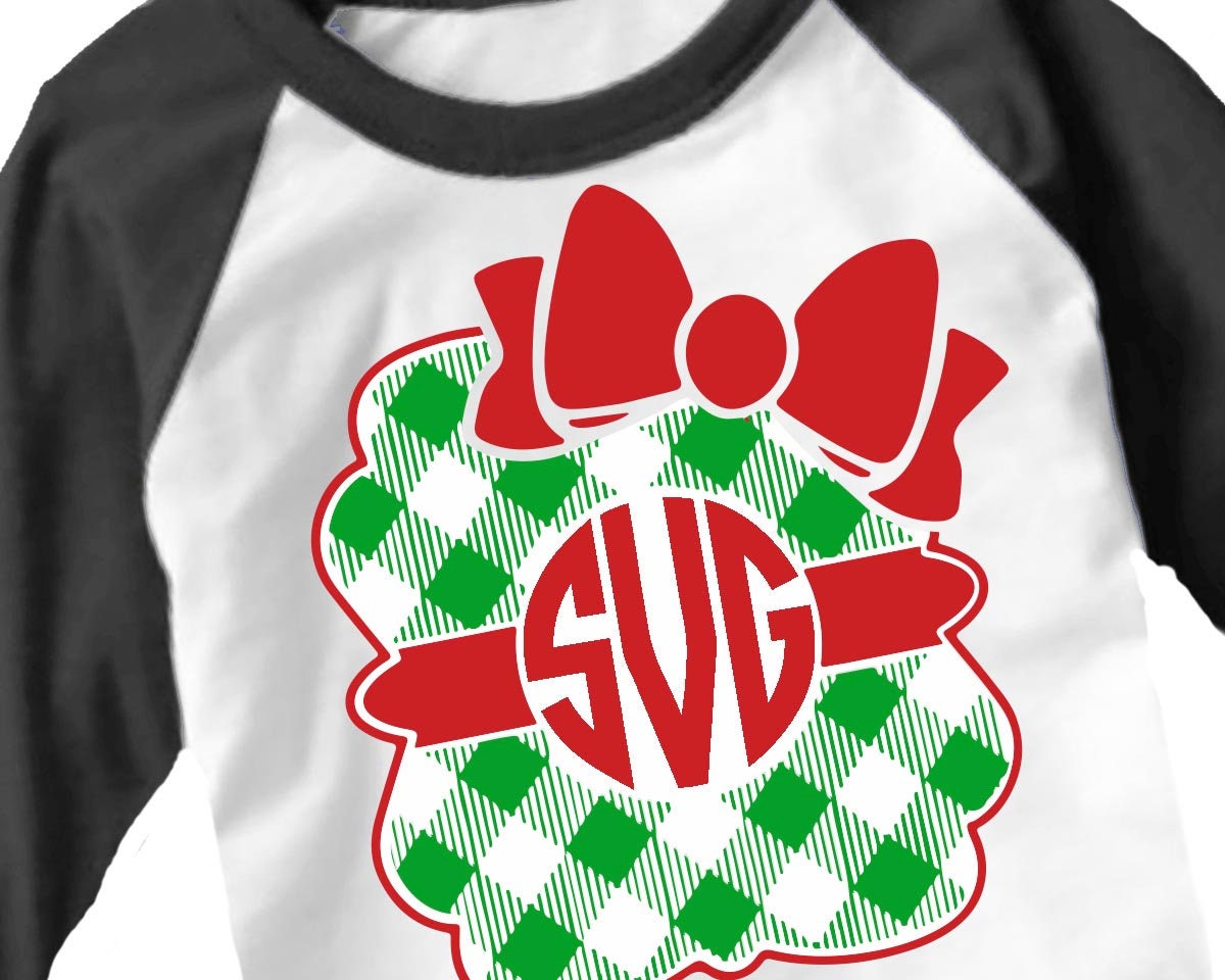Download Christmas svg Cute girls holiday svg monogram frame SVG