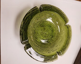 Green Fire King Ashtray
