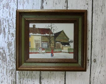 H Hargrove oil painting