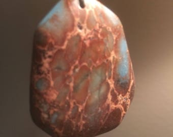 Snakeskin Jasper Pendant Necklace