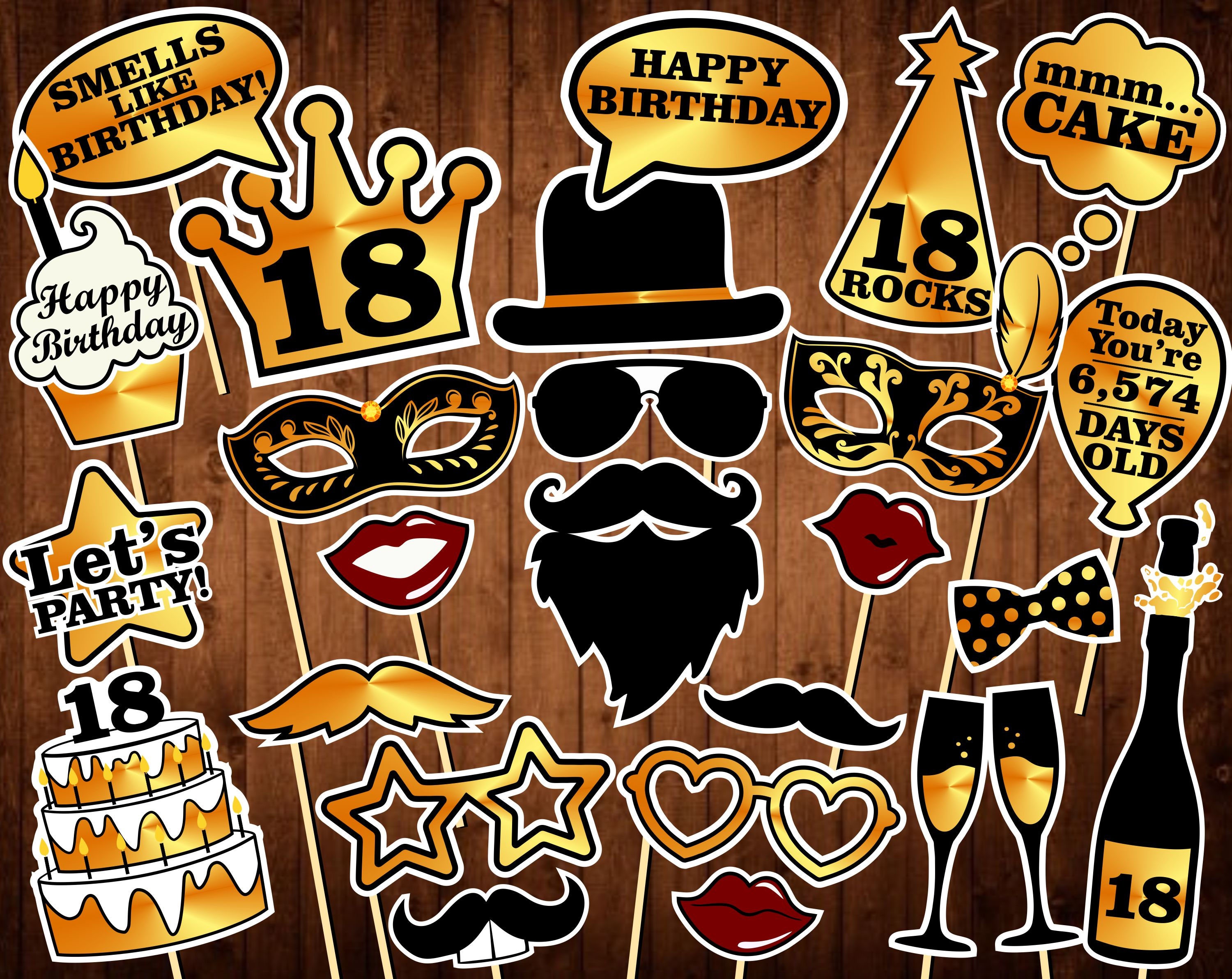 18th-birthday-photo-booth-props-printable-pdf-eighteen