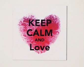 KEEP CALM and LOVE Magnet