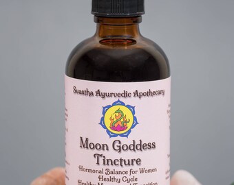 Moon Goddess Tincture for Female Balance, Organic Ayurvedic Formula