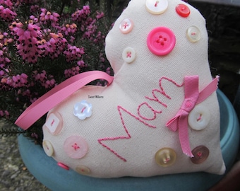 Hand Embroidered Heart,