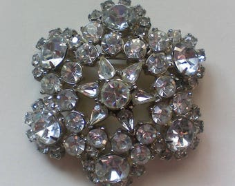 Enormous Star Rhinestone Brooch - 5391